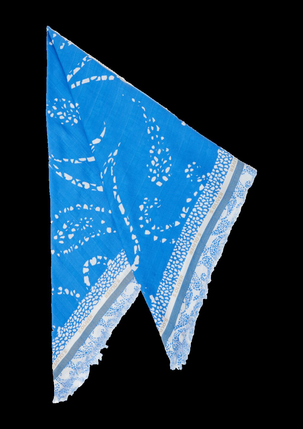 Schal aus Viskosemix mit Artwork