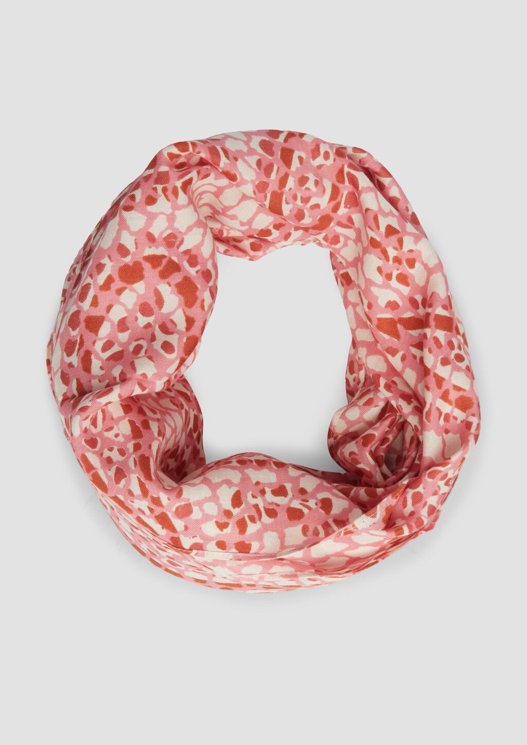 Loop-Schal aus Viskose mit All-over-Print