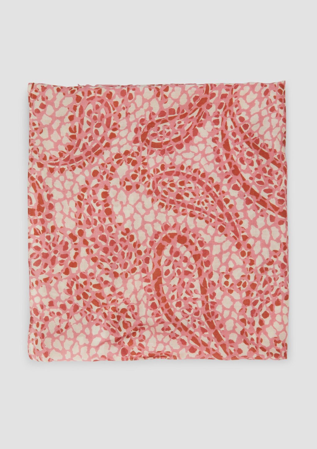 Loop-Schal aus Viskose mit All-over-Print