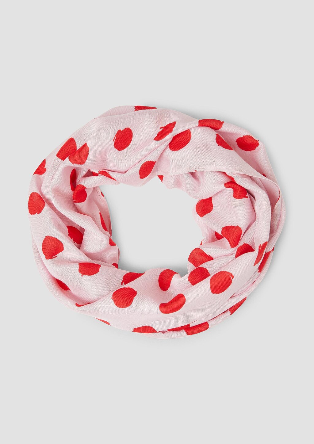 Loop-Schal aus Viskose mit Artwork