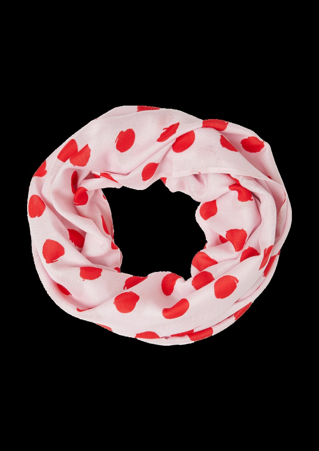 Loop-Schal aus Viskose mit Artwork