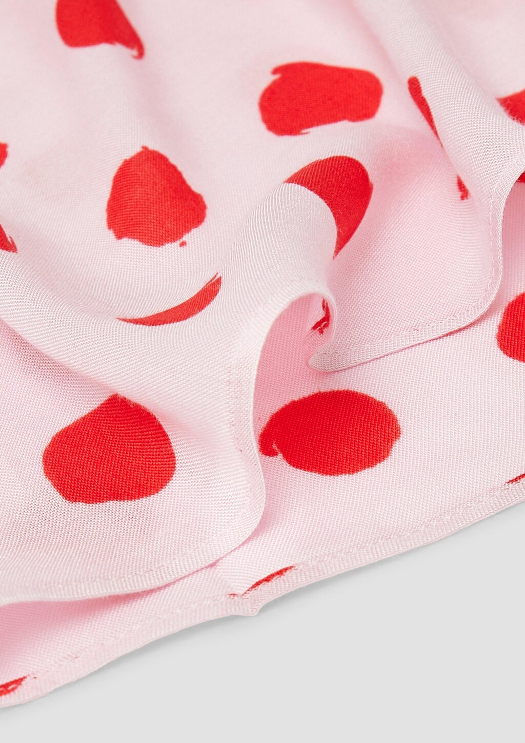 Loop-Schal aus Viskose mit Artwork