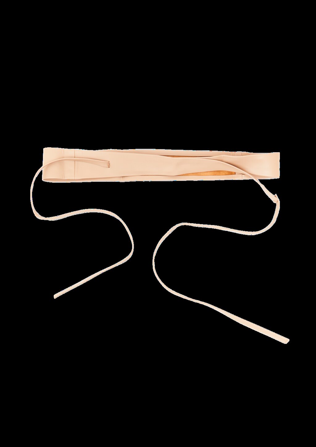 Gürtel aus Lederimitat mit Bindeband