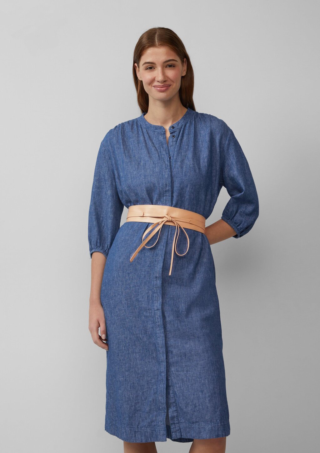 Gürtel aus Lederimitat mit Bindeband