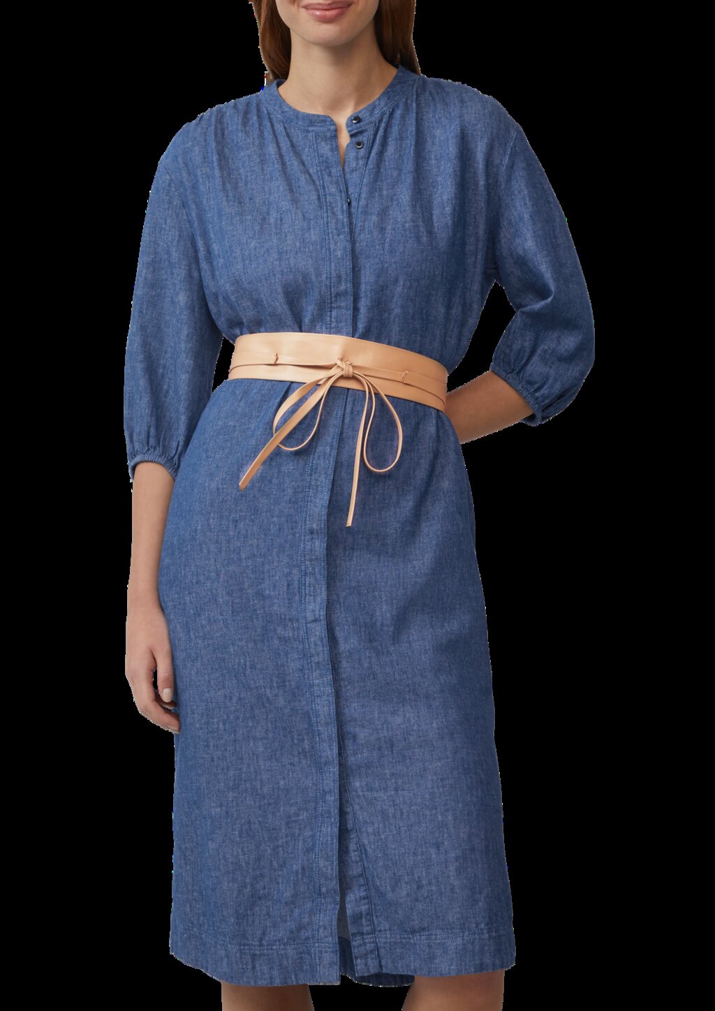 Gürtel aus Lederimitat mit Bindeband