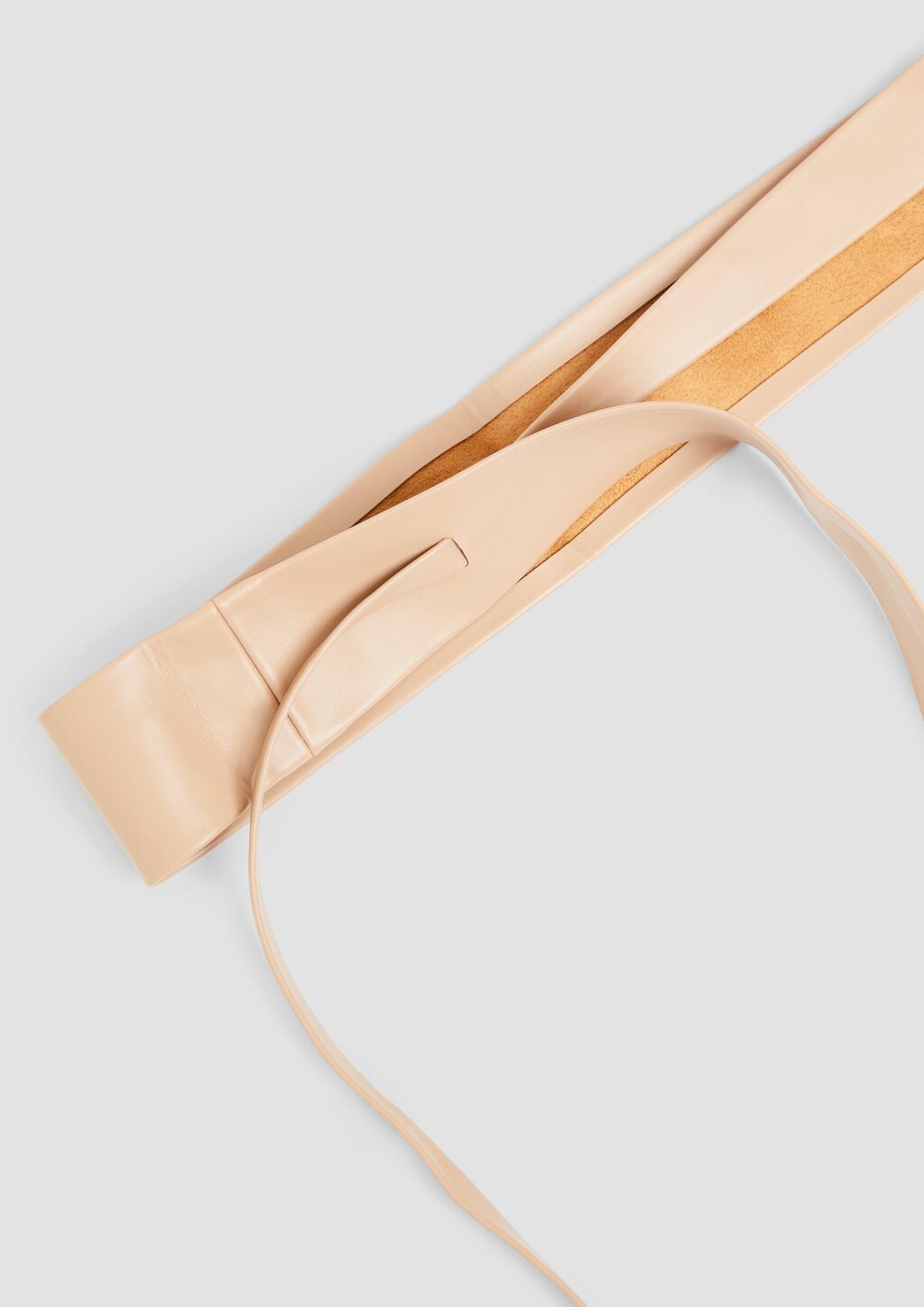 Gürtel aus Lederimitat mit Bindeband