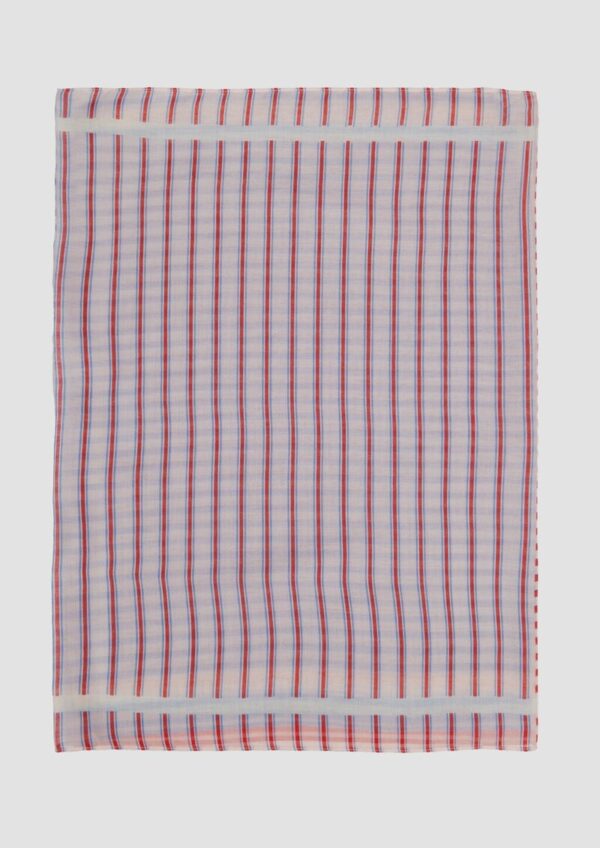 Gestreifter Schal aus Webware