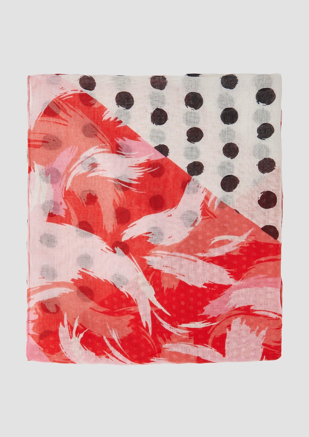 Gemusterter Snood mit Pünktchen