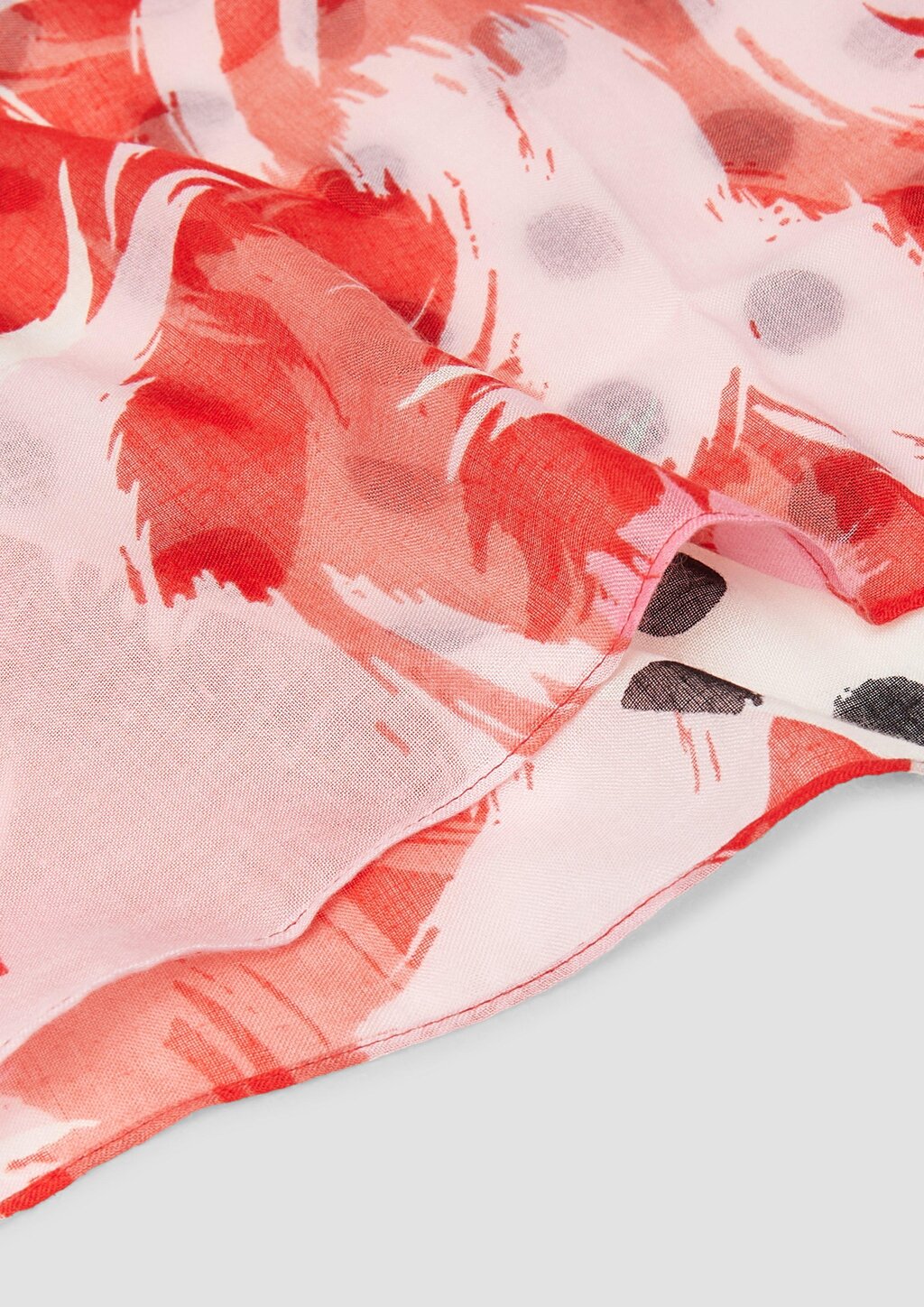 Gemusterter Snood mit Pünktchen