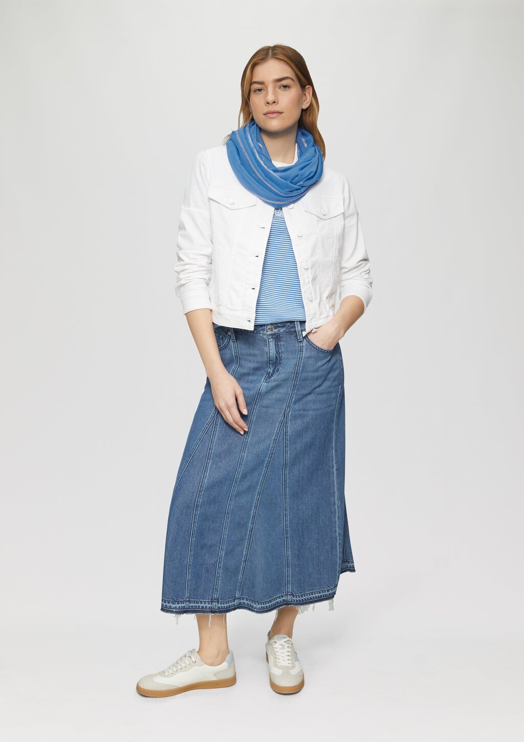 Snood mit Glitzergarn und Pailletten