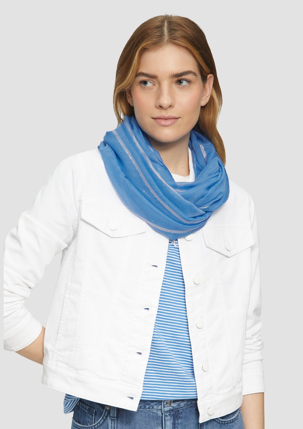 Snood mit Glitzergarn und Pailletten