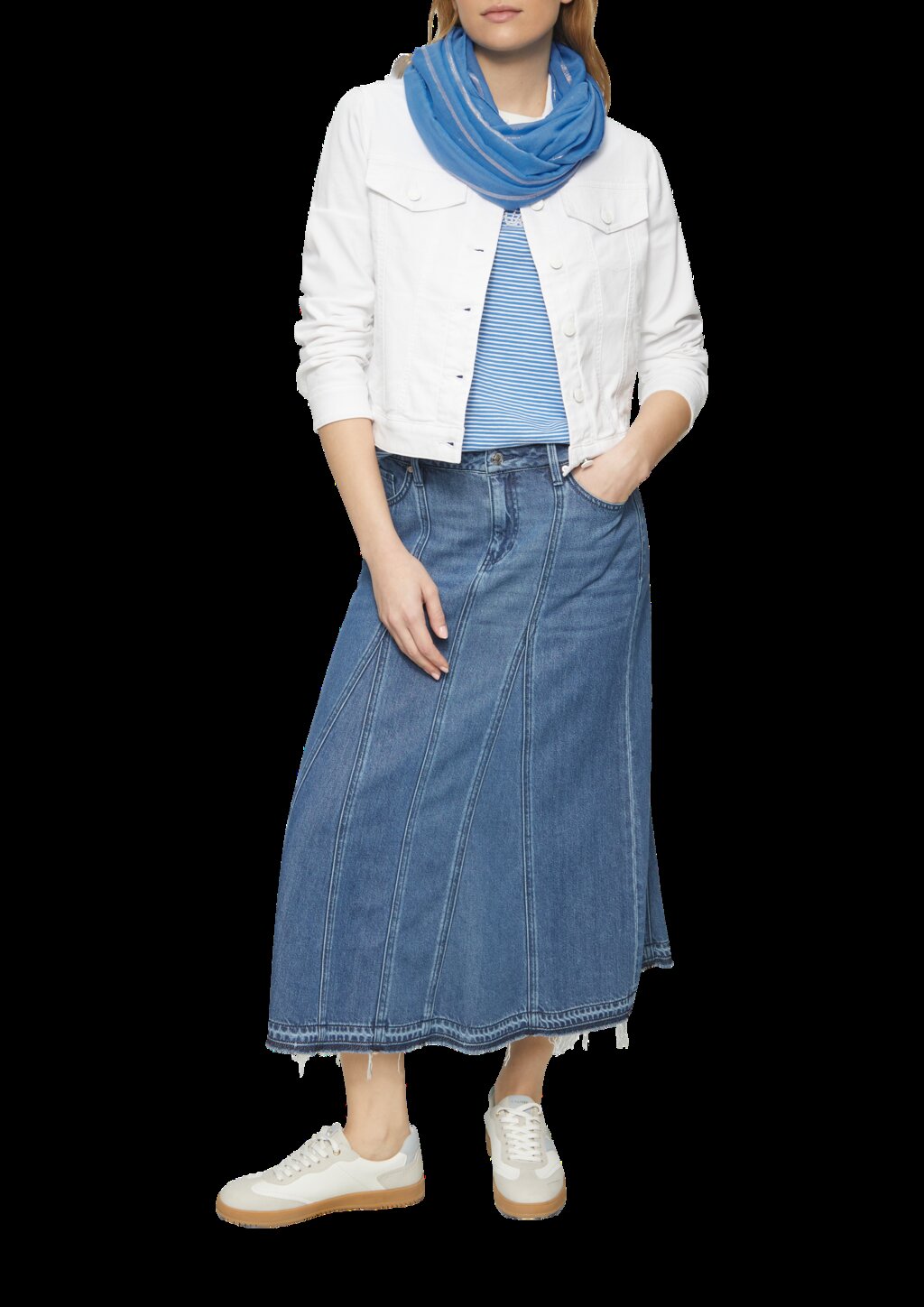 Snood mit Glitzergarn und Pailletten