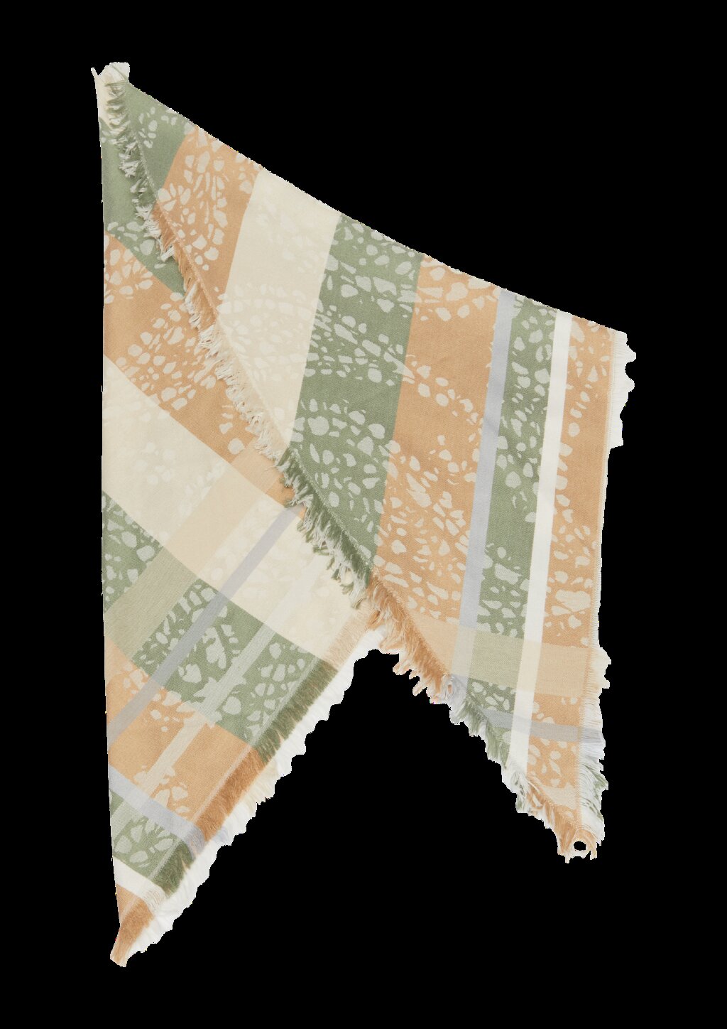 Jacquard-Schal mit abstraktem Paisleymuster