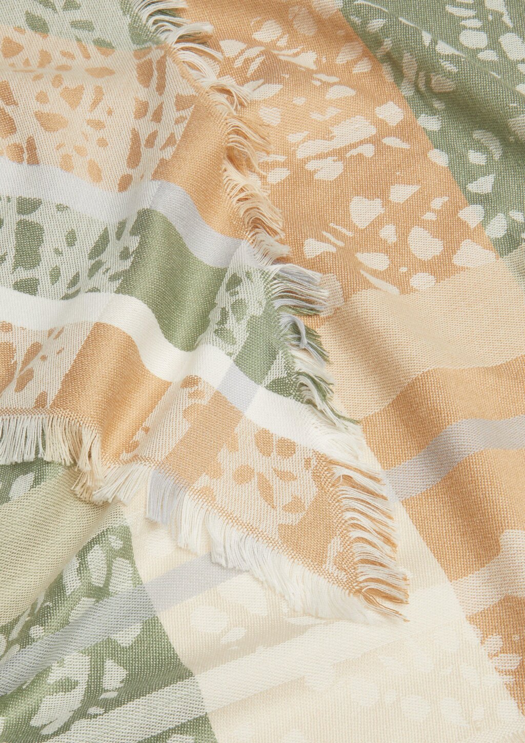 Jacquard-Schal mit abstraktem Paisleymuster