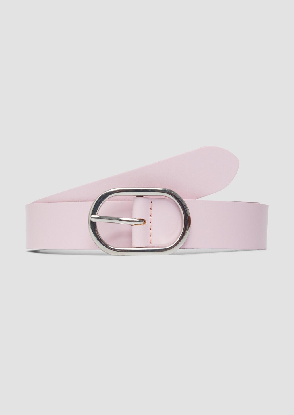 Ledergürtel mit ovaler Schließe