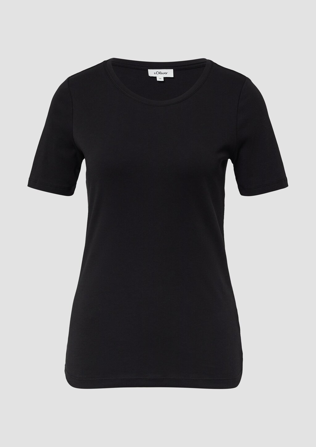 T-Shirt aus Interlockjersey im Slim Fit