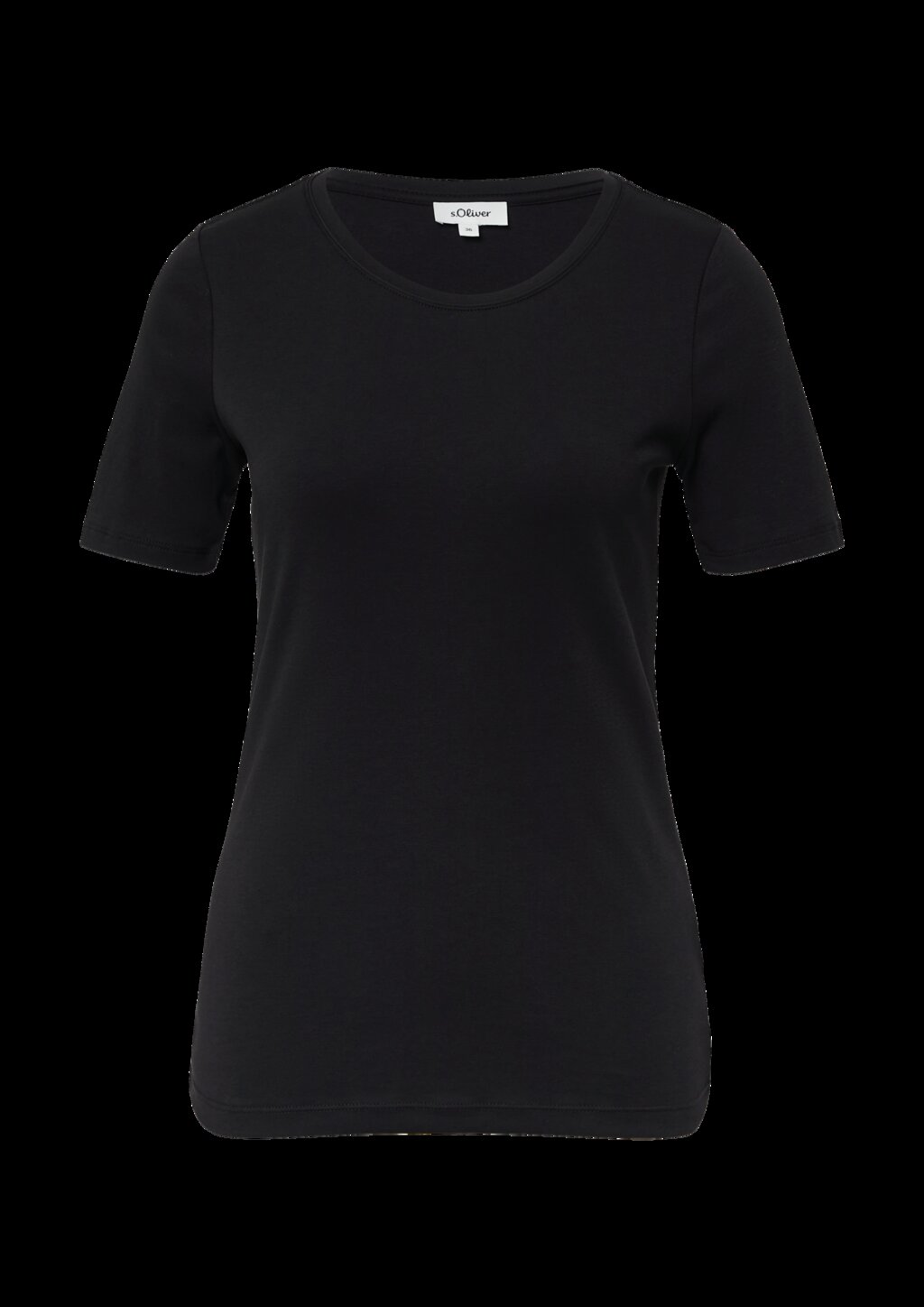 T-Shirt aus Interlockjersey im Slim Fit