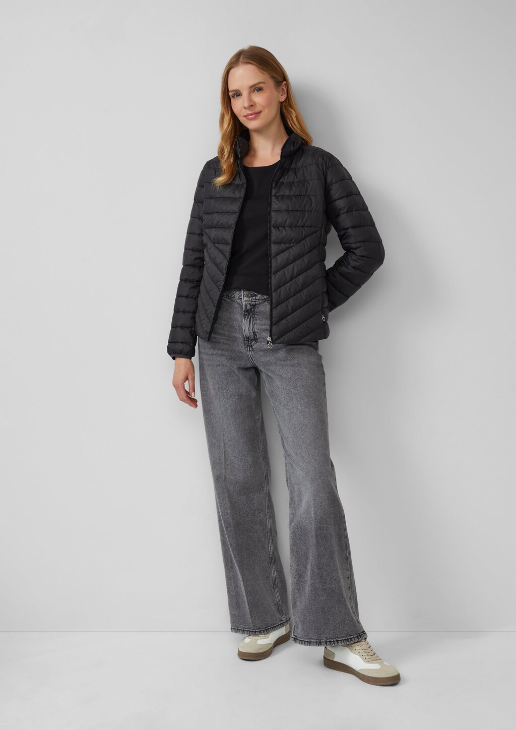 T-Shirt aus Interlockjersey im Slim Fit