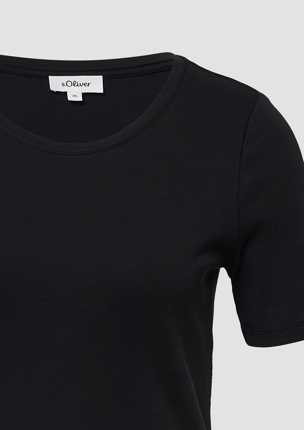 T-Shirt aus Interlockjersey im Slim Fit