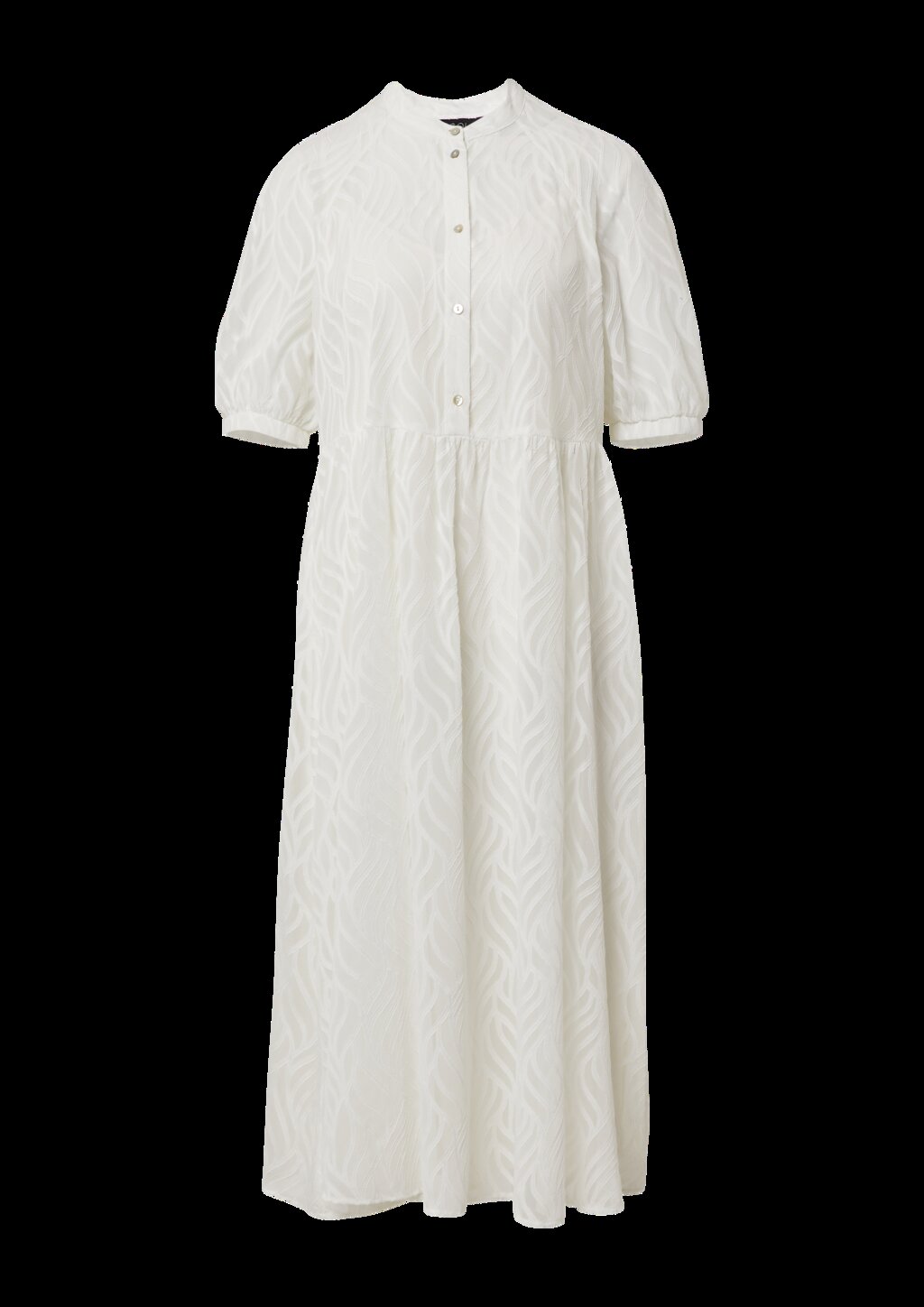 Semitransparentes Maxikleid mit Futter