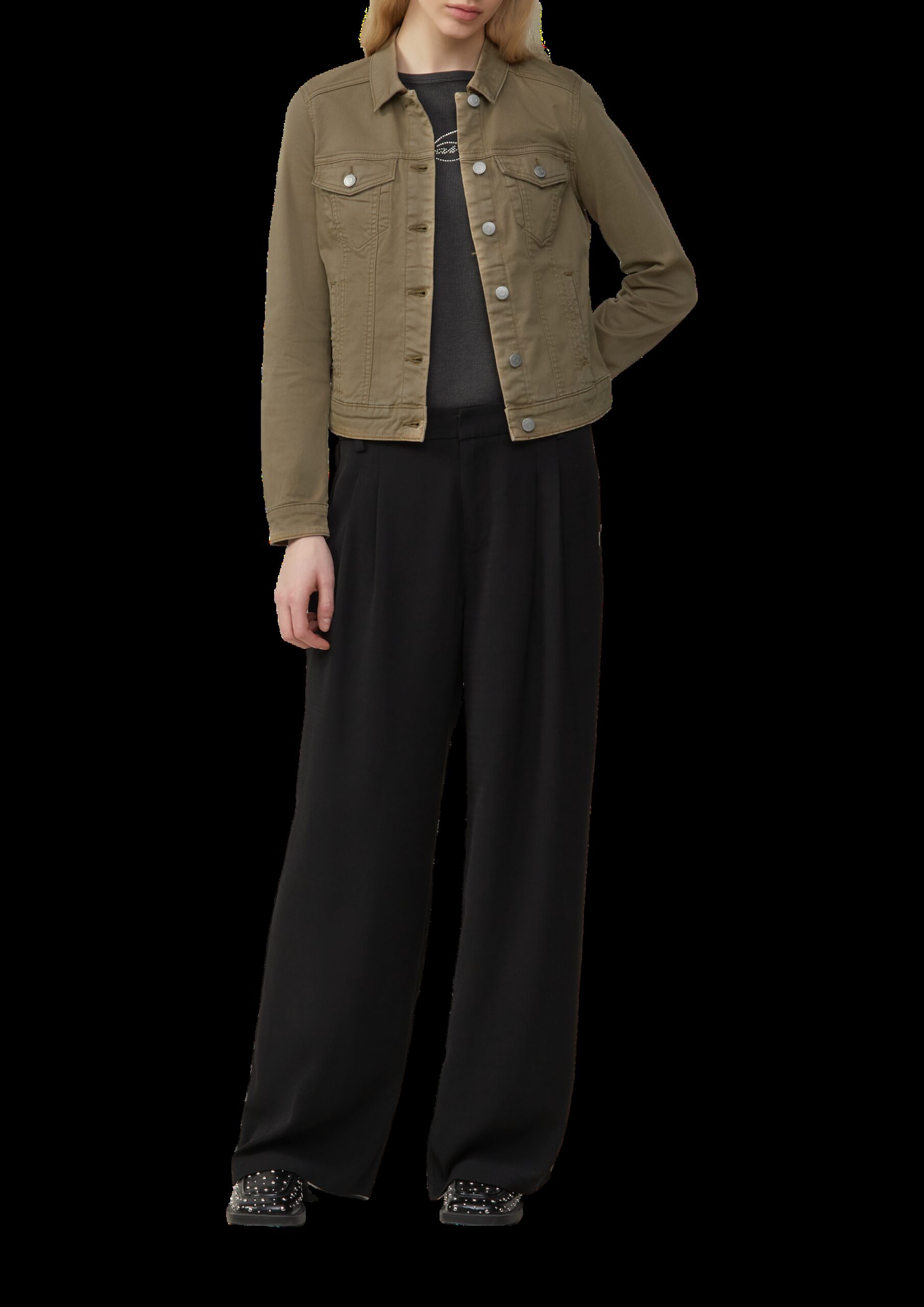 Jeansjacke im Slim Fit