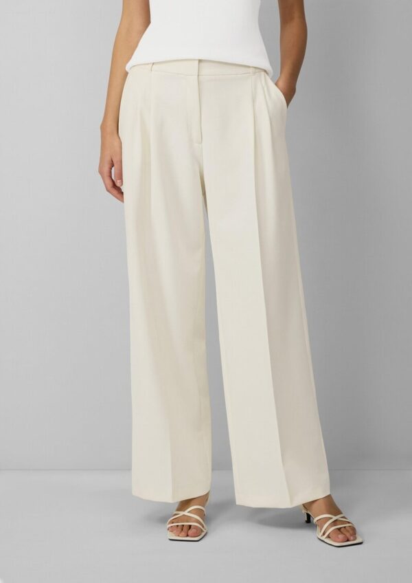 Twill-Hose mit Extra Wide Leg