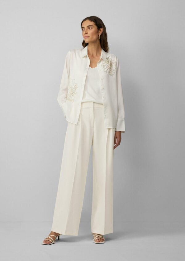 Twill-Hose mit Extra Wide Leg