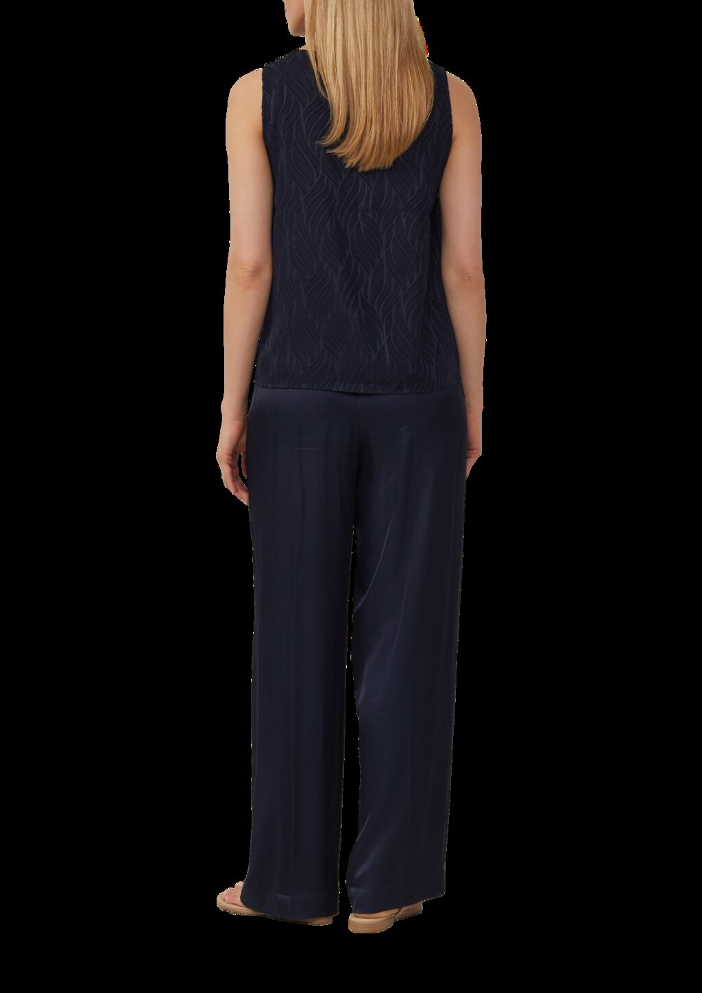 Gefütterte Bluse mit Strukturmuster