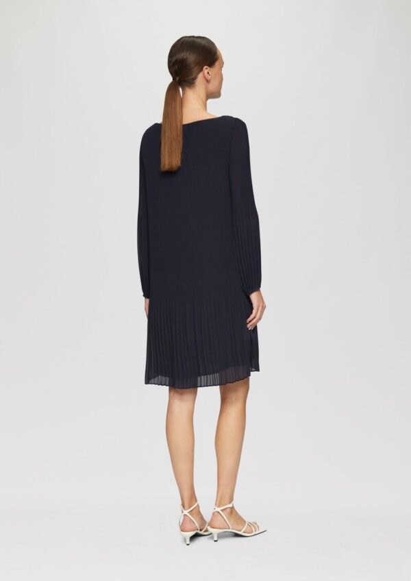 Chiffonkleid im Relaxed Fit mit Plissee