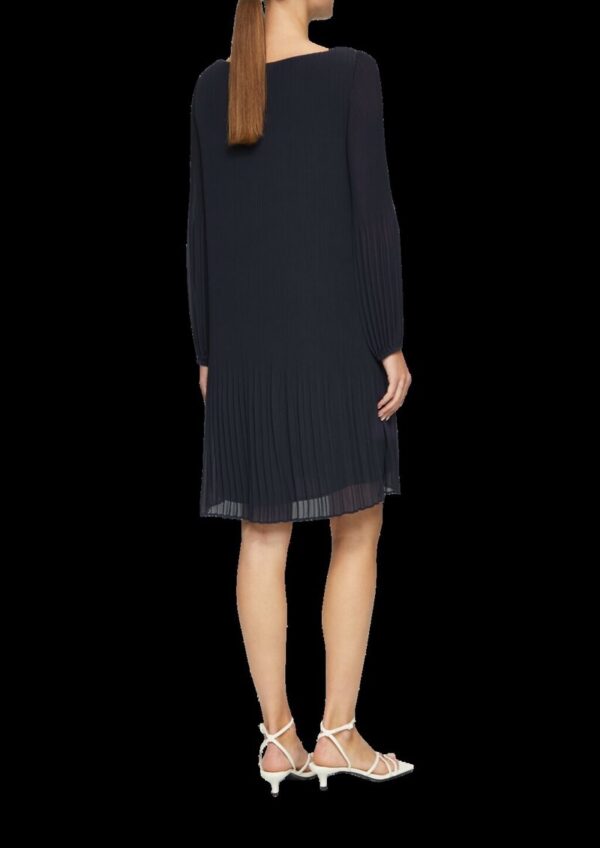 Chiffonkleid im Relaxed Fit mit Plissee