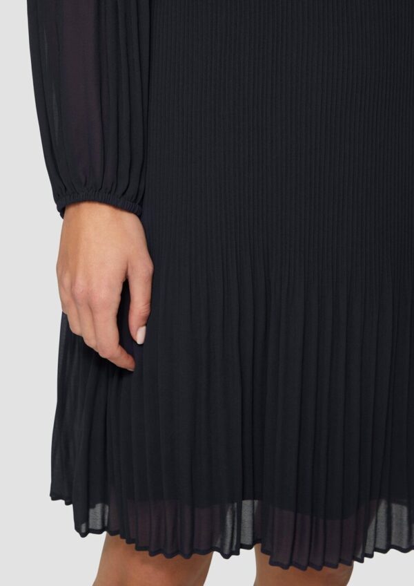 Chiffonkleid im Relaxed Fit mit Plissee