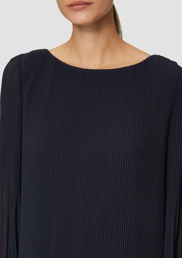 Chiffonkleid im Relaxed Fit mit Plissee