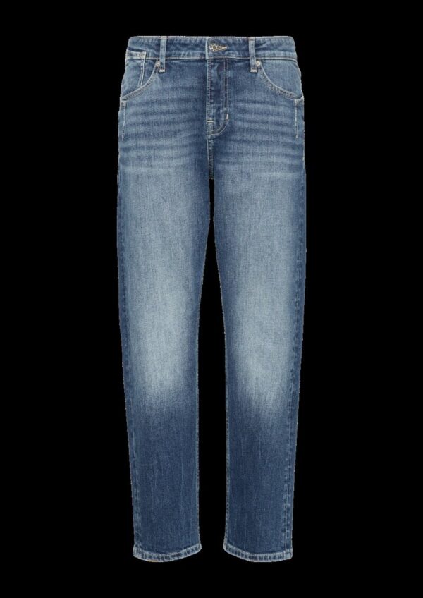 Ankle-Jeans Franciz / Boyfriend / Low Rise / Tapered Leg