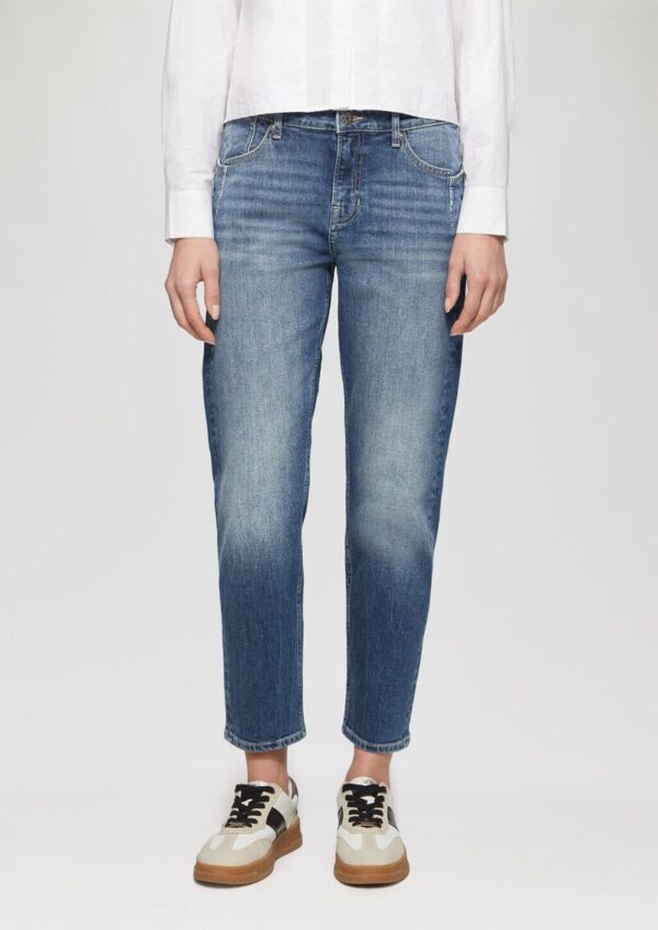 Ankle-Jeans Franciz / Boyfriend / Low Rise / Tapered Leg