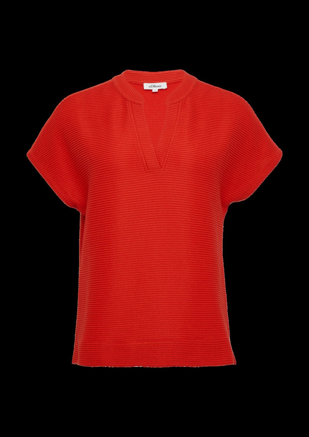 Feminines T-Shirt im Relaxed Fit mit Struktur