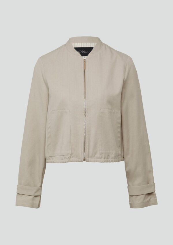 Kurzer Blouson im Relaxed Fit mit Futter