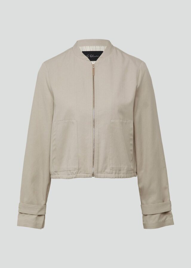 Kurzer Blouson im Relaxed Fit mit Futter