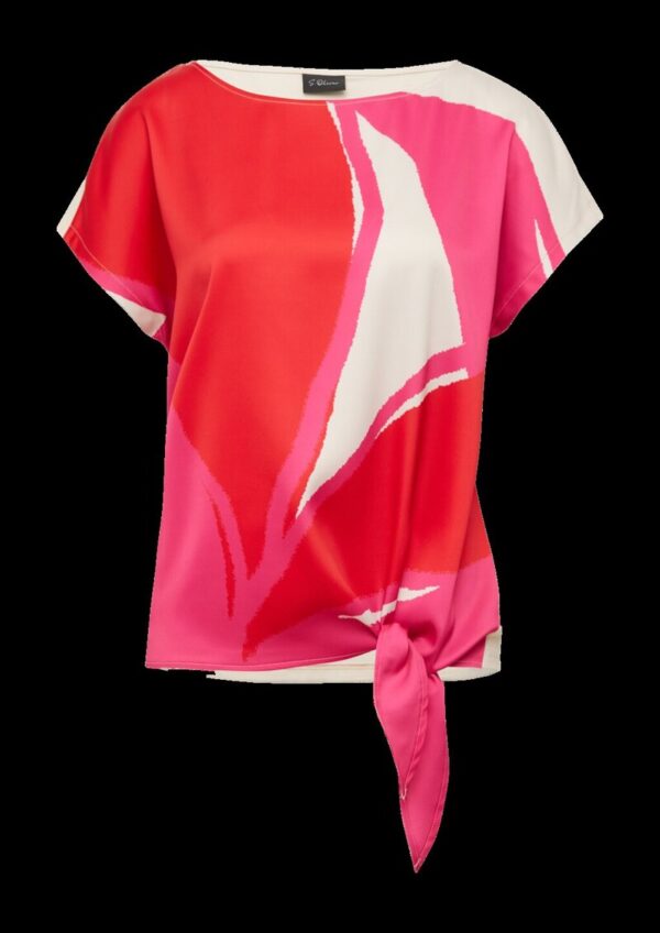 Blusenshirt mit Knotendetail