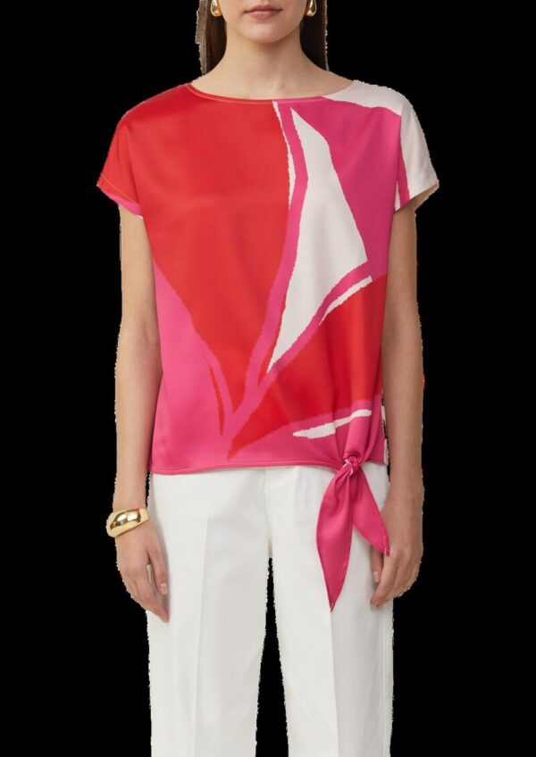 Blusenshirt mit Knotendetail