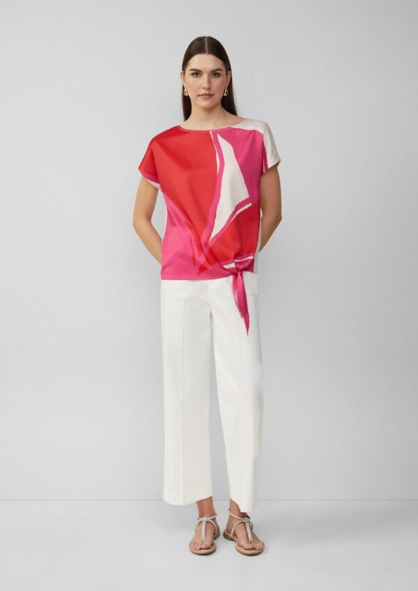 Blusenshirt mit Knotendetail