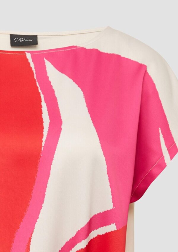 Blusenshirt mit Knotendetail