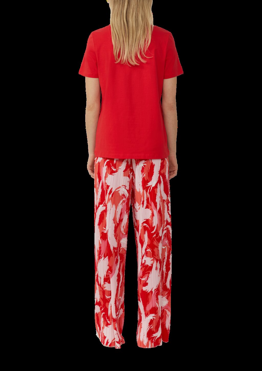 T-Shirt mit V-Ausschnitt