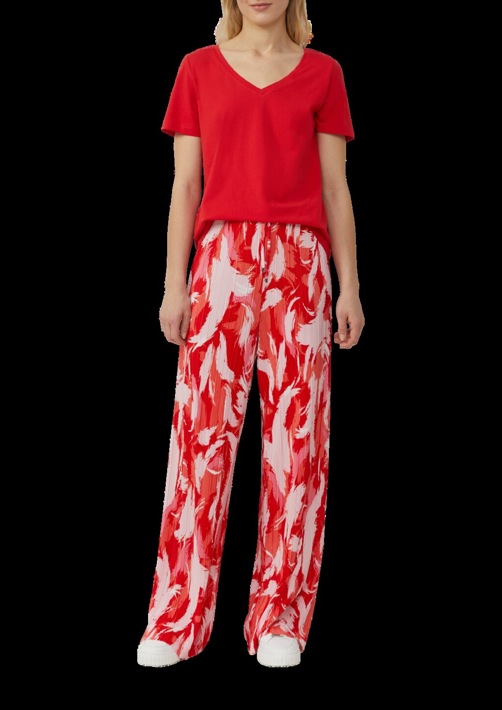 T-Shirt mit V-Ausschnitt