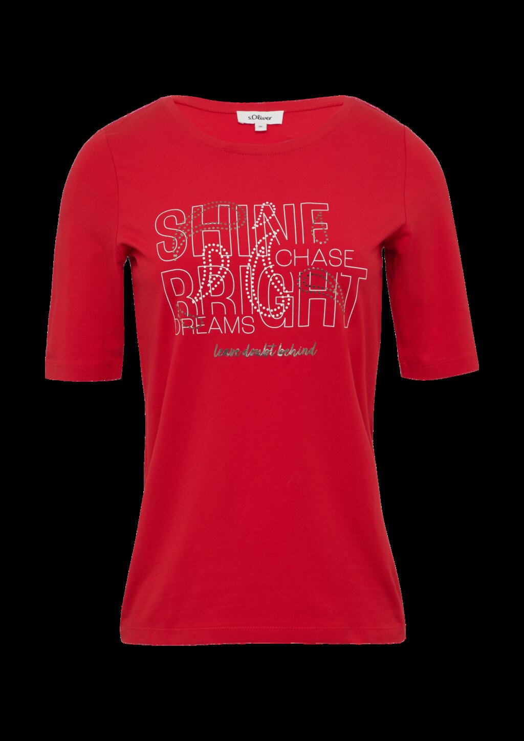 Jersey-T-Shirt im Slim Fit mit Frontprint