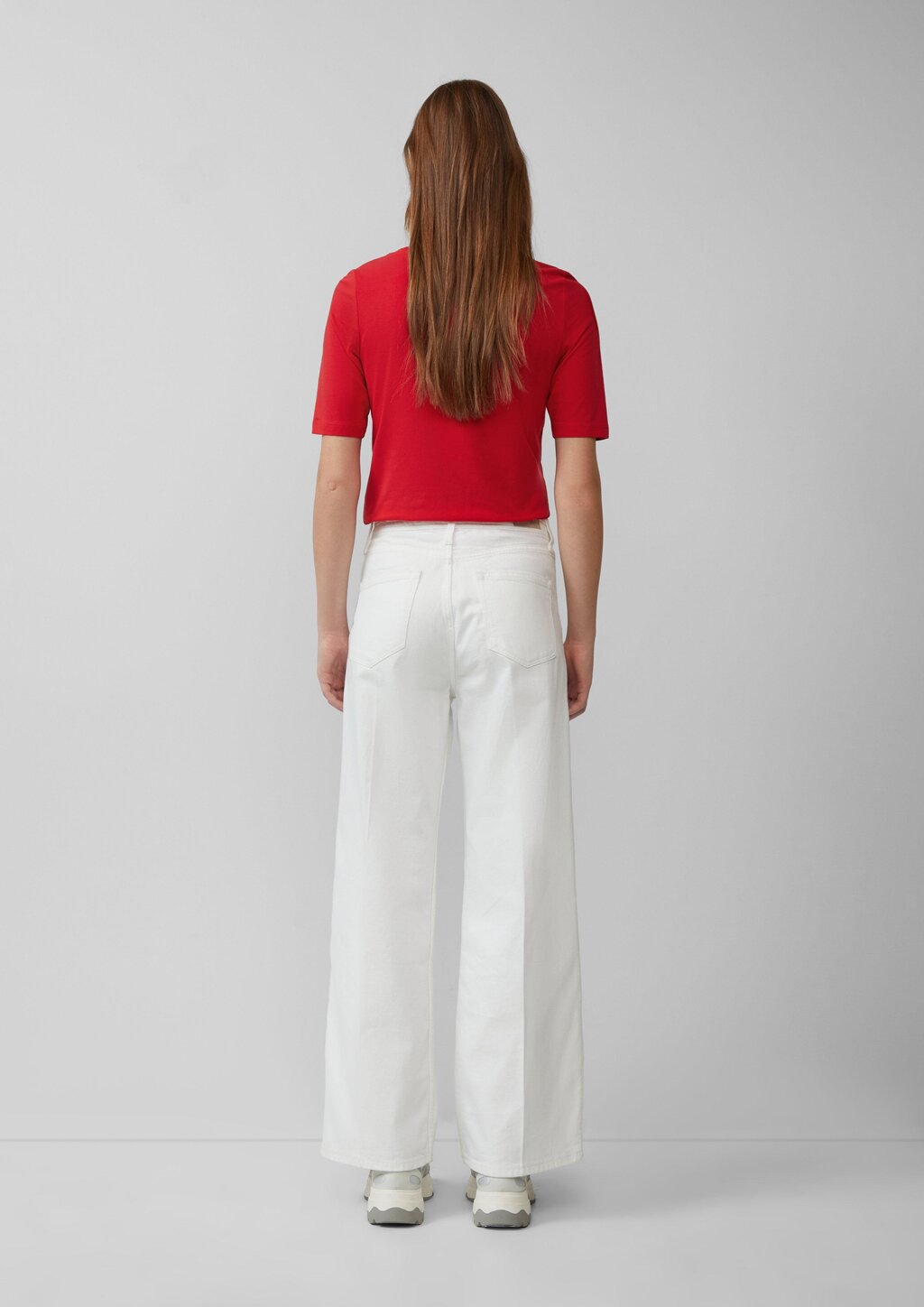 Jersey-T-Shirt im Slim Fit mit Frontprint