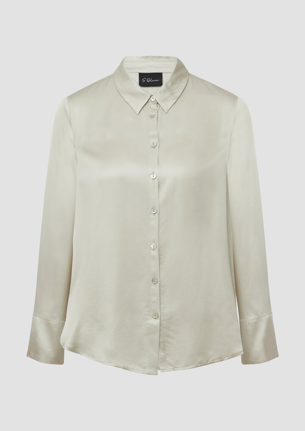 Hemdbluse aus Satin