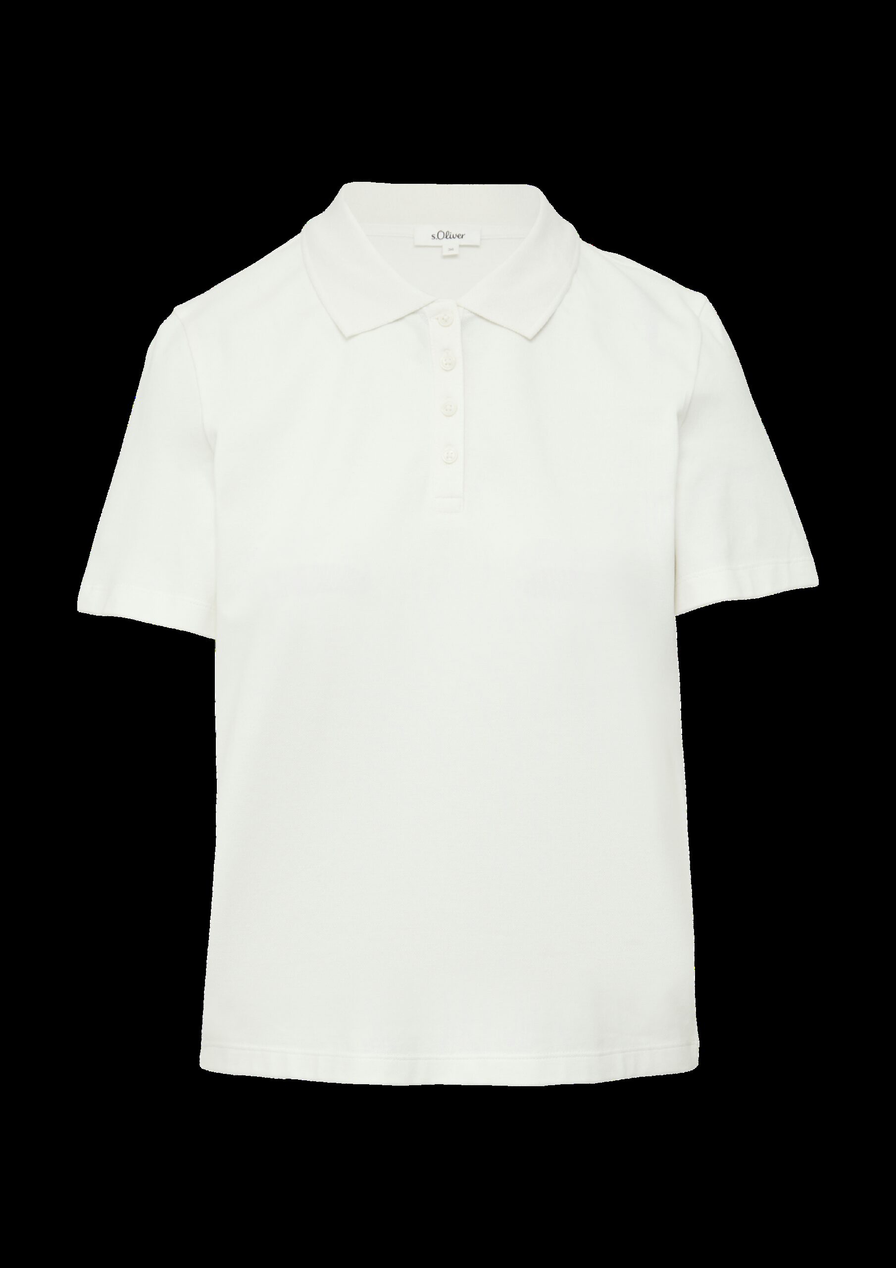 Piqué-Poloshirt aus Baumwollmix