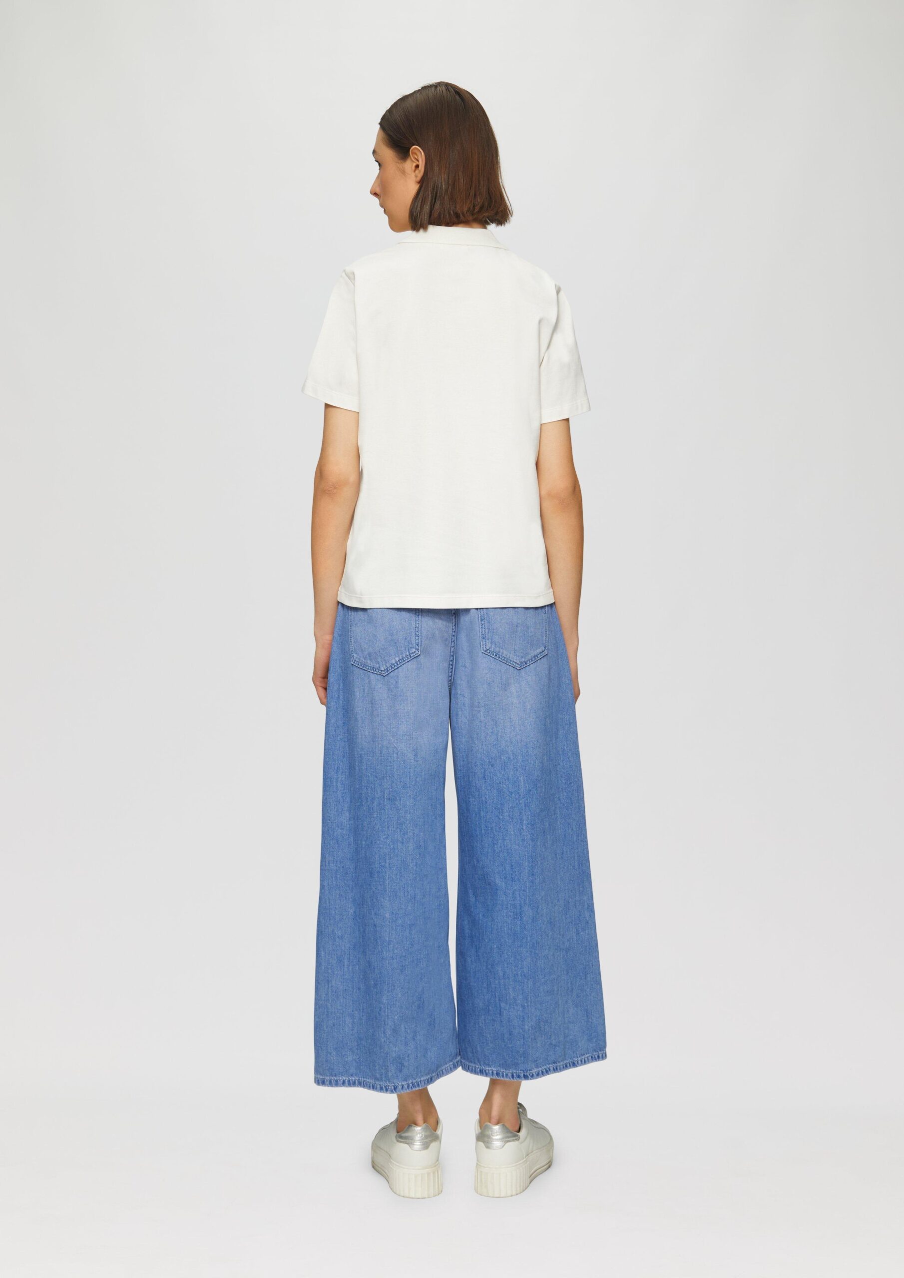 Piqué-Poloshirt aus Baumwollmix