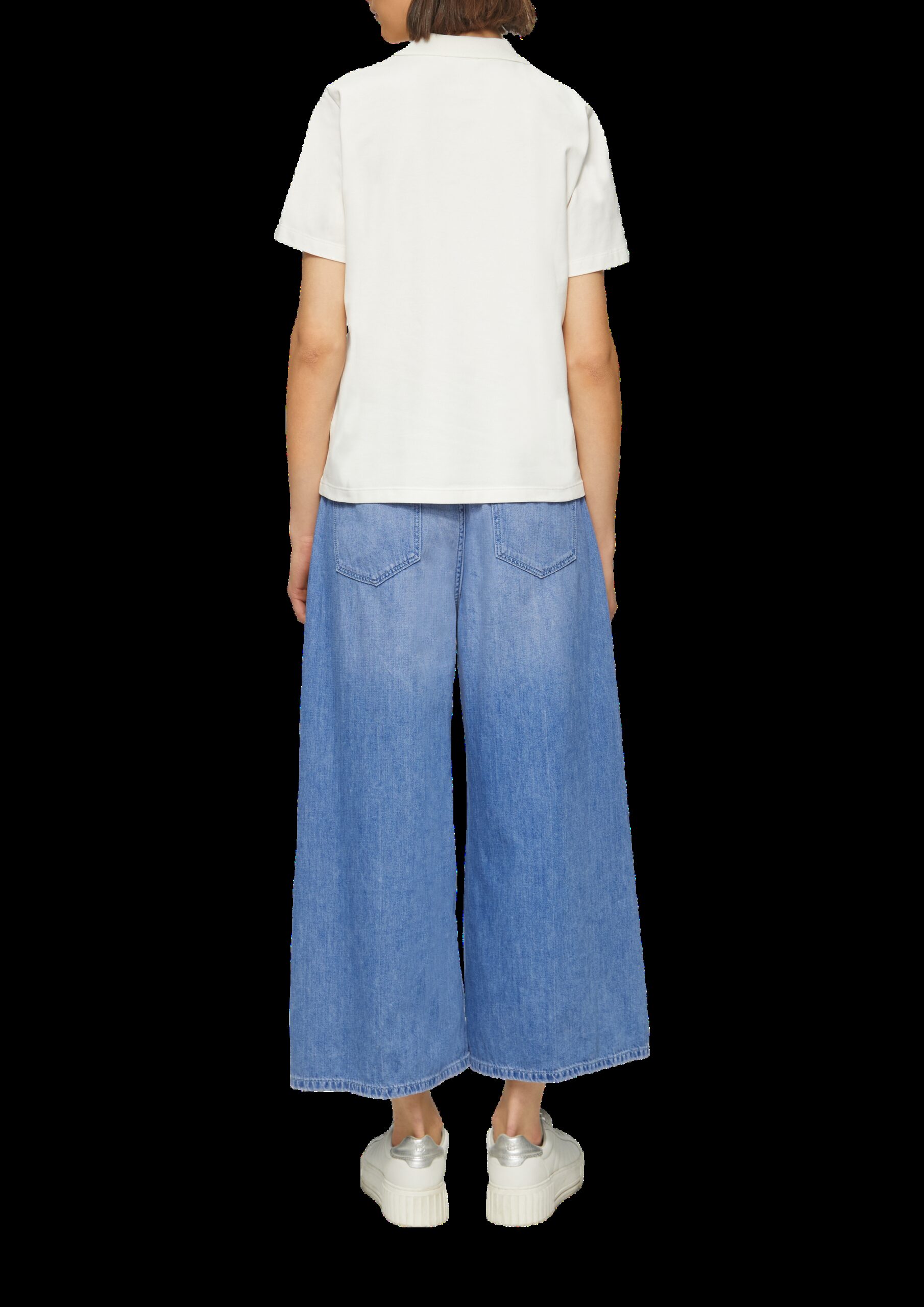 Piqué-Poloshirt aus Baumwollmix