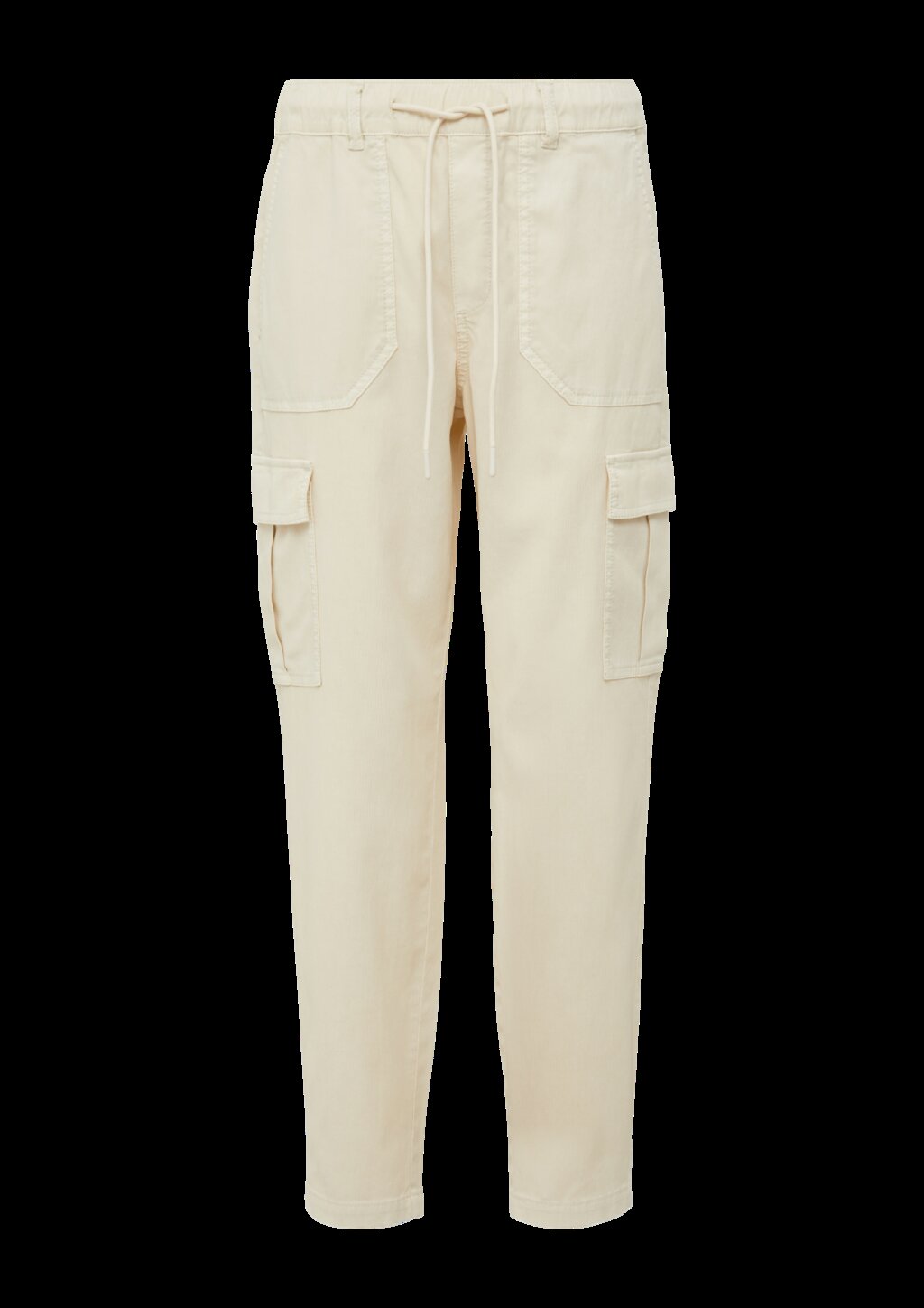 Strukturierte Jogpants mit Cargo-Taschen aus Viskosemix